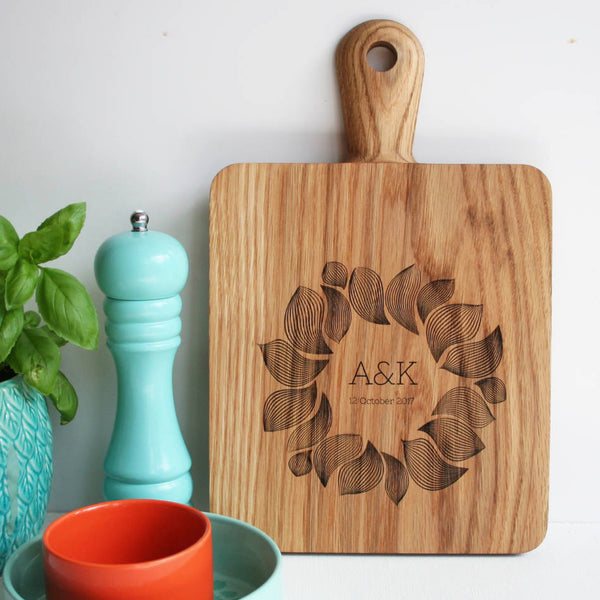 Personalised Oak Cheese Board