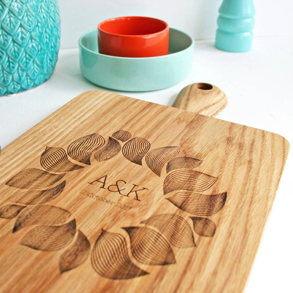 Personalised Oak Cheese Board