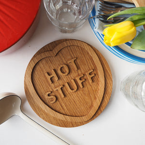 Autumn menu planning with the solid oak Hot Stuff trivet