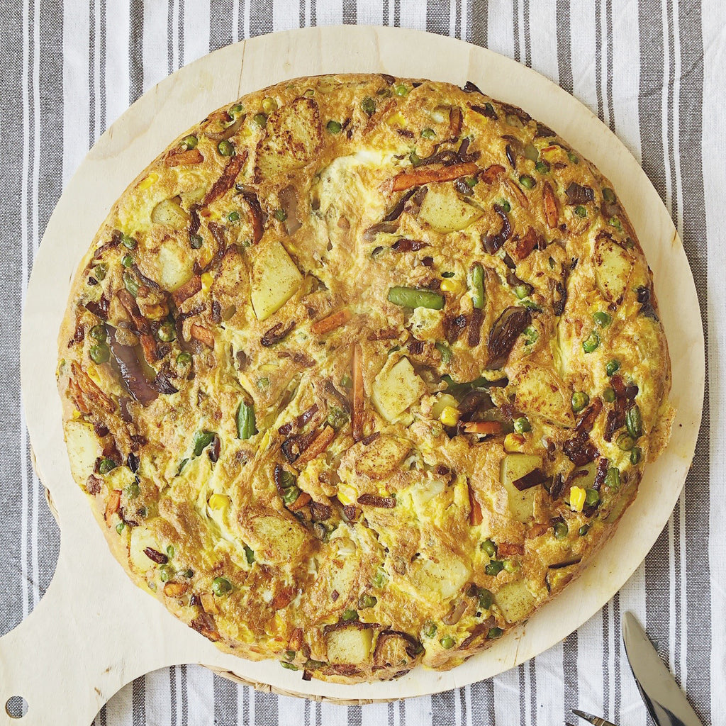 Saturday Storecupboard Indian Frittata (that you can eat any day of the week)